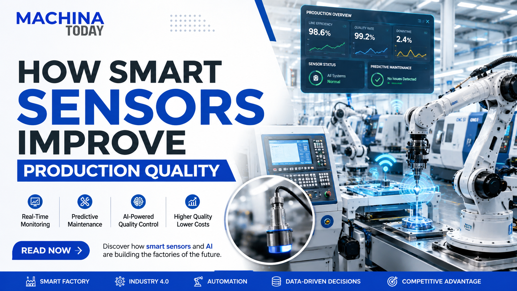 How Smart Sensors Improve Production Quality