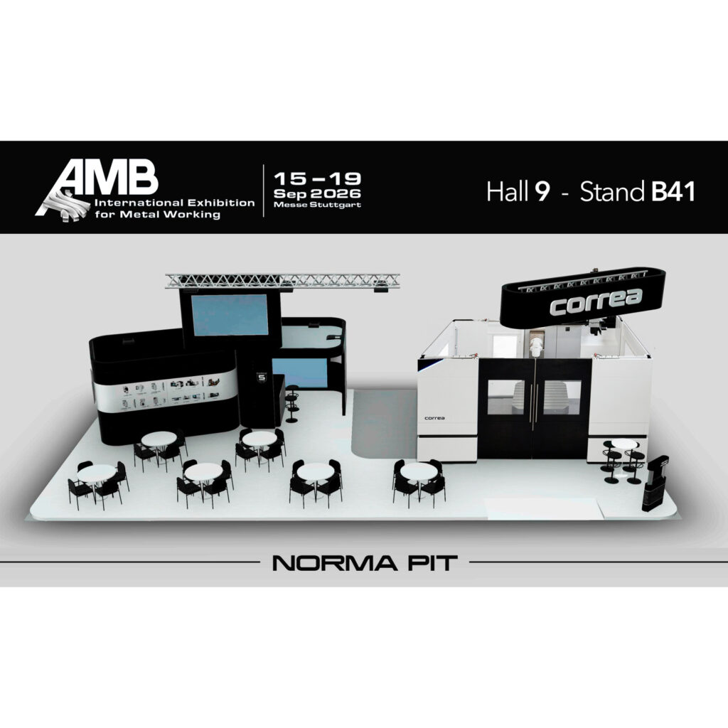 Nicolás Correa NORMA PIT at AMB Stuttgart 2026: Mill-Turn Machining in Focus Nicolás Correa NORMA PIT multi-function milling machine at AMB Stuttgart 2026