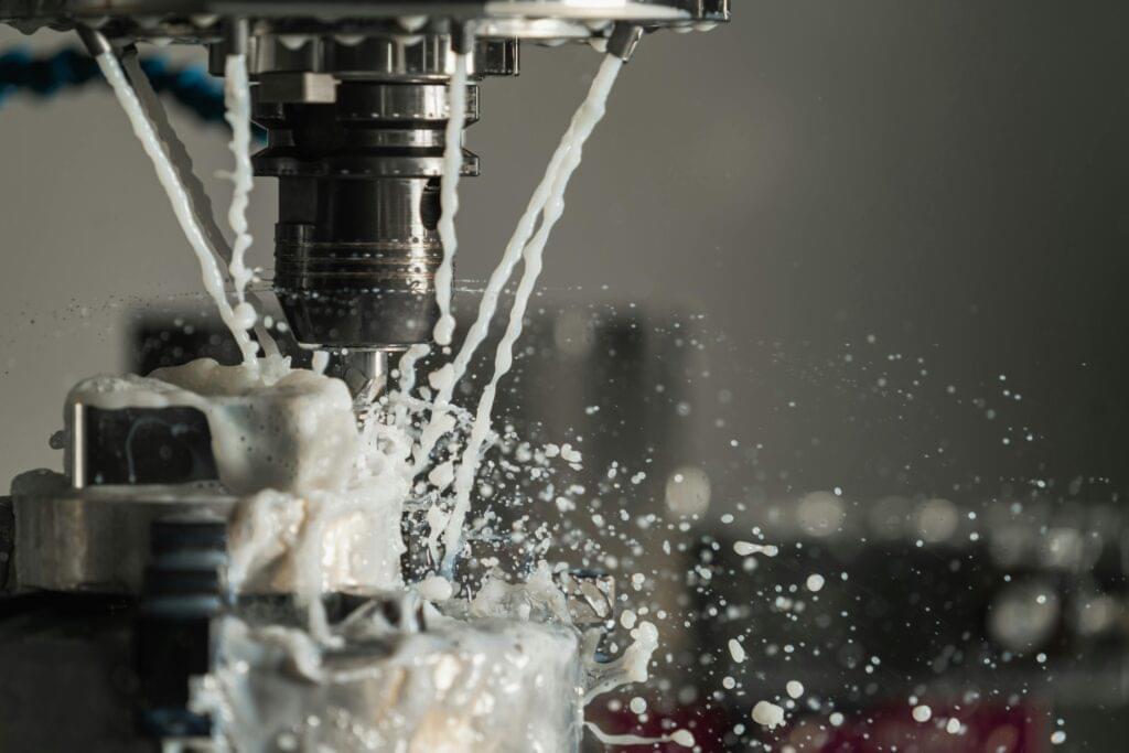 cnc machine working